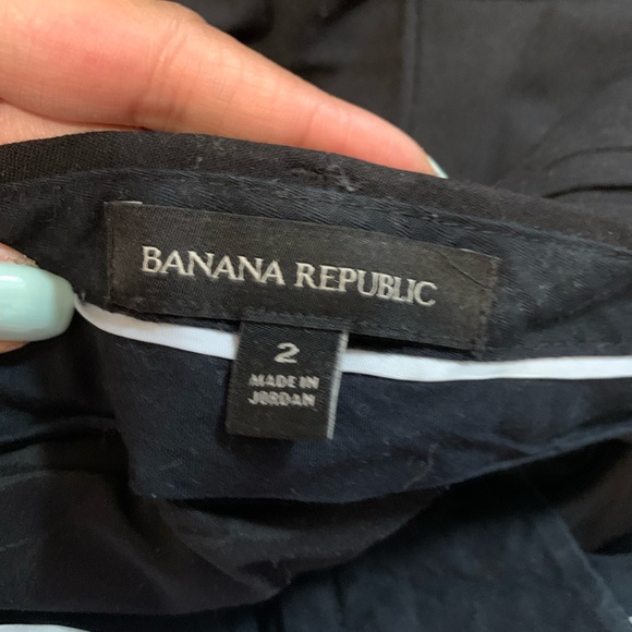 Banana Republic Black Dress Pants. Size 2. Ryan fit - Picture 3 of 3